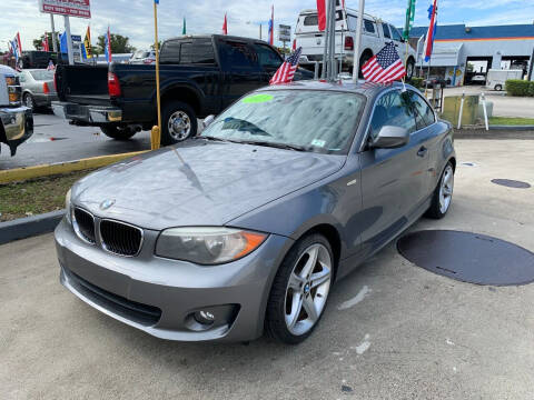 2012 BMW 1 Series for sale at Navarro Auto Motors in Hialeah FL