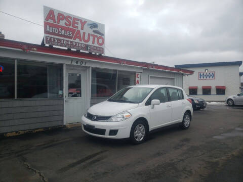 2012 Nissan Versa for sale at Apsey Auto in Marshfield WI