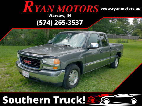 2001 GMC Sierra 1500 for sale at Ryan Motors LLC in Warsaw IN