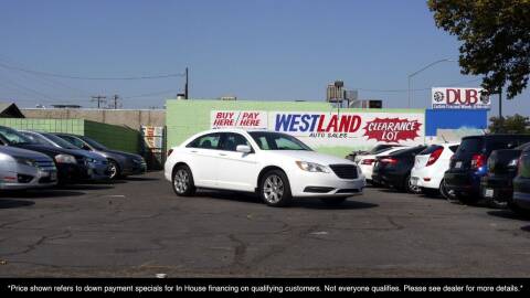 2011 Chrysler 200 for sale at Westland Auto Sales on 7th in Fresno CA