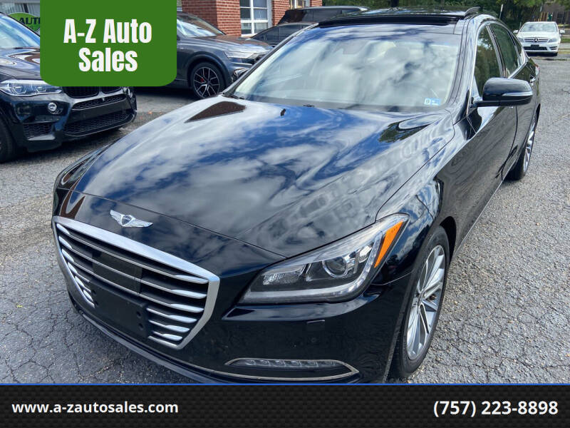 2017 Genesis G80 for sale at A-Z Auto Sales in Newport News VA