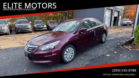 2011 Honda Accord for sale at ELITE MOTORS in West Haven CT