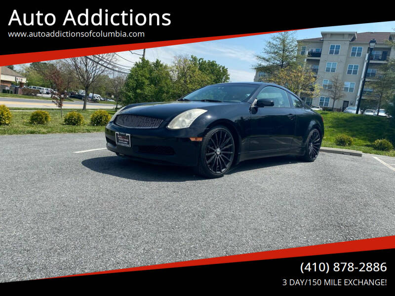 2004 Infiniti G35 for sale at Auto Addictions in Elkridge MD