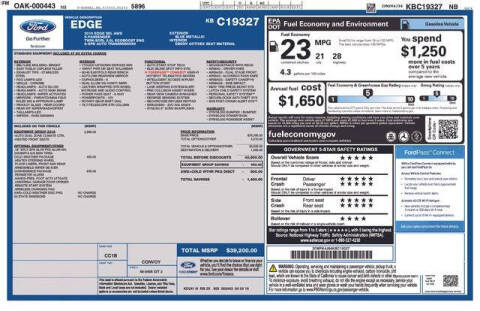 2019 Ford Edge SEL
