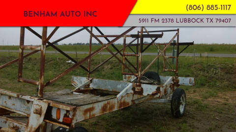  SCAFFOLD TRAILER for sale at BENHAM AUTO INC - Benham Auto Trailers in Lubbock TX