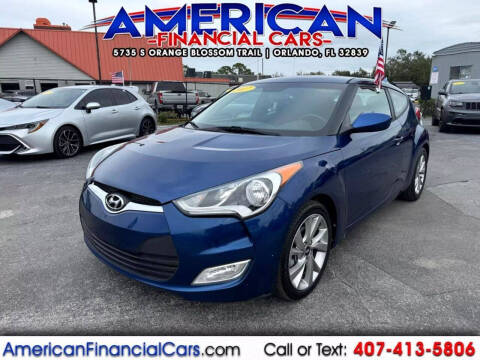 2017 Hyundai Veloster for sale at American Financial Cars in Orlando FL