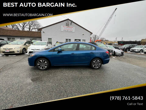 2013 Honda Civic for sale at BEST AUTO BARGAIN inc. in Lowell MA