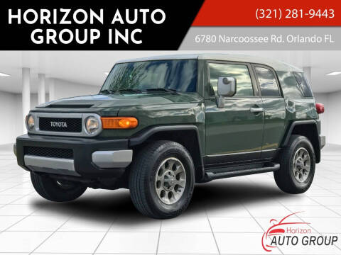 2012 Toyota FJ Cruiser for sale at HORIZON AUTO GROUP INC in Orlando FL