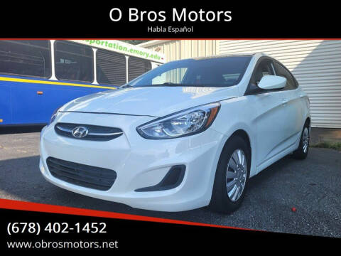 2015 Hyundai Accent for sale at O Bros Motors in Marietta GA