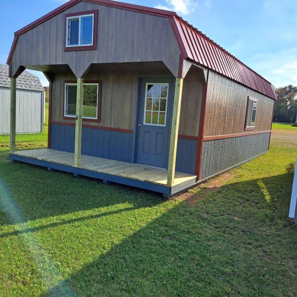  Custom Sheds On Hwy 10 16x32 Lofted Cabin for sale at Dave's Auto Sales & Service - Custom Sheds on HYWY 10 in Weyauwega WI