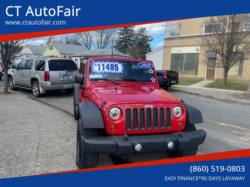 2010 Jeep Wrangler Unlimited for sale at CT AutoFair in West Hartford CT