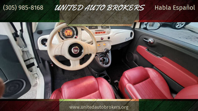 2012 FIAT 500c for sale at UNITED AUTO BROKERS in Hollywood FL