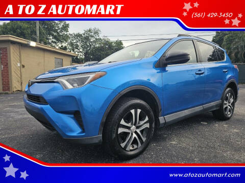 2018 Toyota RAV4 for sale at A TO Z  AUTOMART - A TO Z AUTOMART in West Palm Beach FL