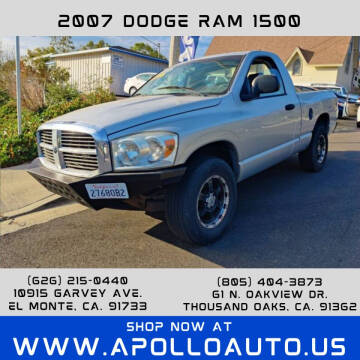 2007 Dodge Ram 1500 for sale at Apollo Auto El Monte in El Monte CA