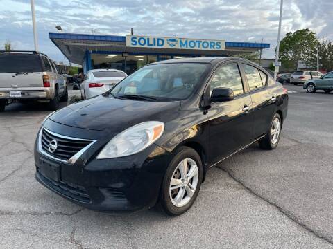 2012 Nissan Versa for sale at Solid Motors LLC in Garland TX