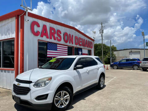 2017 Chevrolet Equinox for sale at Cars On Demand 2 in Pasadena TX