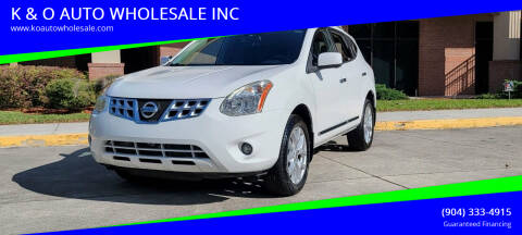 2013 Nissan Rogue for sale at K & O AUTO WHOLESALE INC in Jacksonville FL