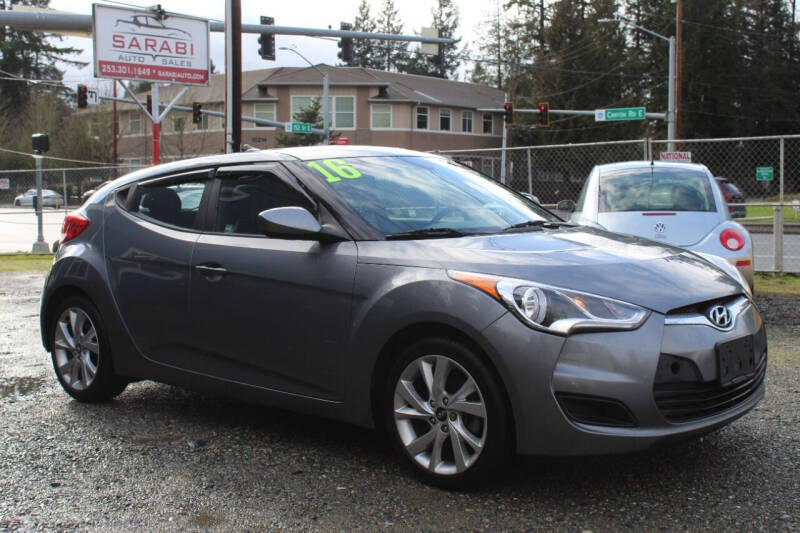 2016 Hyundai Veloster for sale at Sarabi Auto Sale in Puyallup WA