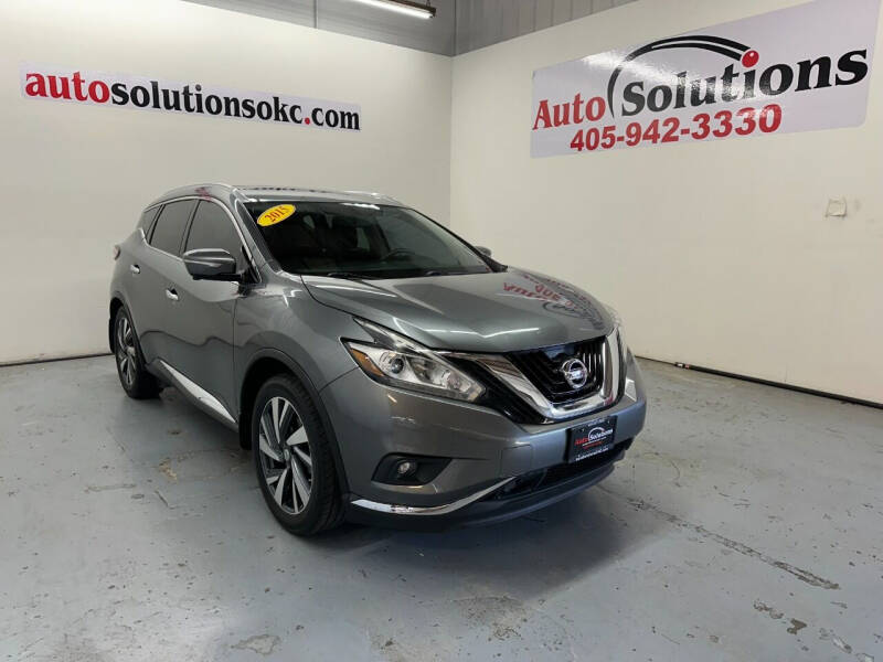 2015 Nissan Murano for sale at Auto Solutions in Warr Acres OK
