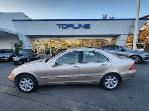 2002 Mercedes-Benz C-Class for sale at Topline Auto Inc in San Mateo CA