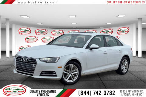 2017 Audi A4 for sale at Best Bet Auto in Livonia MI