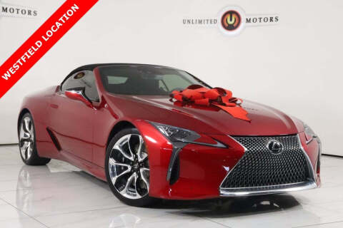 2021 Lexus LC 500 Convertible for sale at INDY'S UNLIMITED MOTORS - UNLIMITED MOTORS in Westfield IN