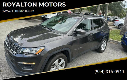 2018 Jeep Compass for sale at ROYALTON MOTORS in Plantation FL