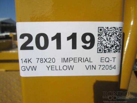 2026 Chrysler Equipment Tilt SF-14-20