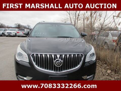 2013 Buick Enclave for sale at First Marshall Auto Auction in Harvey IL