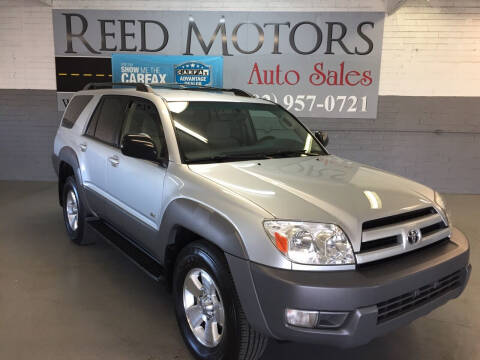 2003 Toyota 4Runner for sale at REED MOTORS LLC in Phoenix AZ