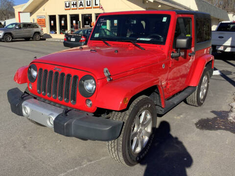 2014 Jeep Wrangler for sale at Motuzas Automotive Inc. in Upton MA
