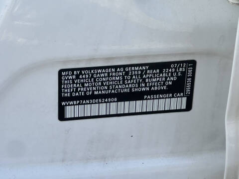 2013 Volkswagen CC Sport Plus PZEV