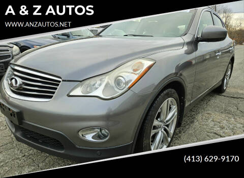 2011 Infiniti EX35 for sale at A & Z AUTOS in Westfield MA