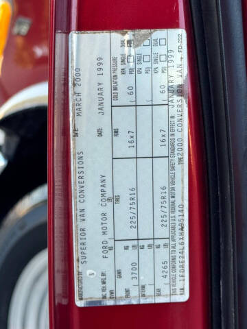 1999 Ford E-Series E-250