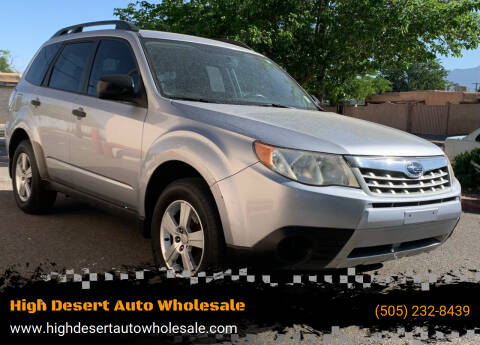 2012 Subaru Forester for sale at High Desert Auto Wholesale in Albuquerque NM