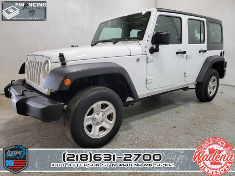 2017 Jeep Wrangler Unlimited for sale at Kal's Kars - SUVS in Wadena MN