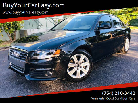 2010 Audi A4 for sale at BuyYourCarEasyllc.com in Hollywood FL
