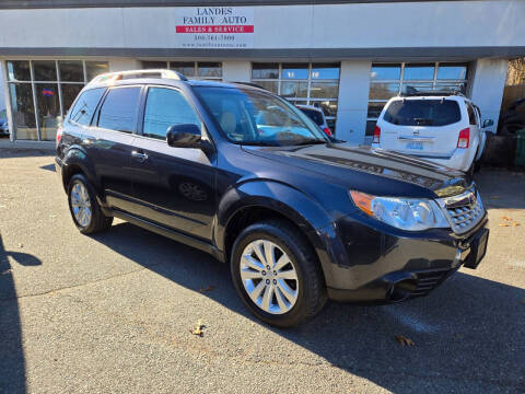 2013 Subaru Forester for sale at Landes Family Auto Sales in Attleboro MA