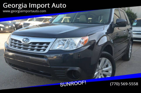 2012 Subaru Forester for sale at Georgia Import Auto in Alpharetta GA