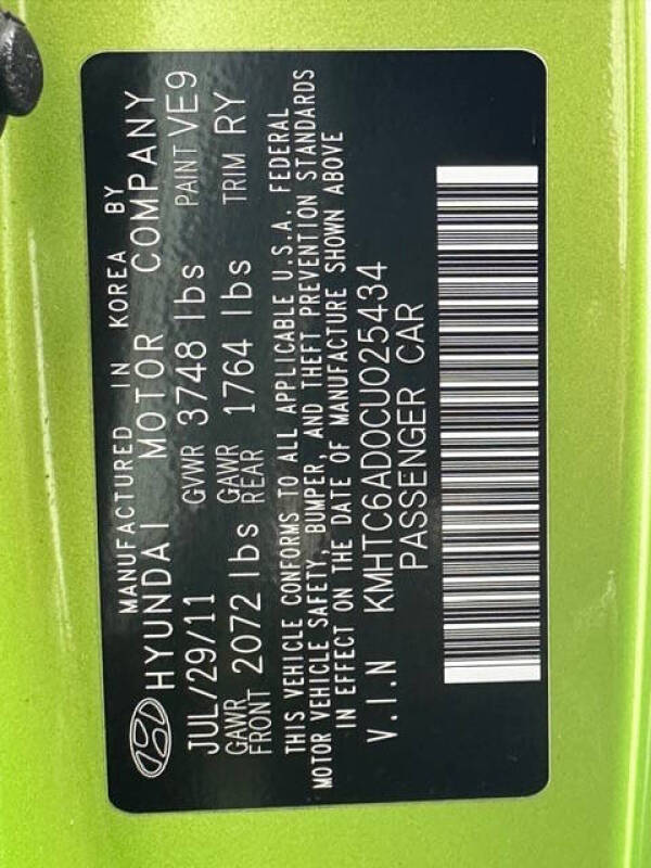 2012 Hyundai Veloster