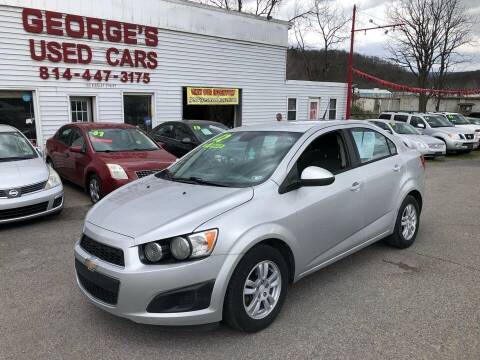2012 Chevrolet Sonic for sale at George's Used Cars Inc in Orbisonia PA