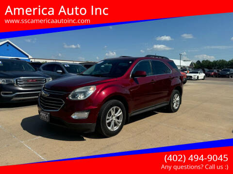 2016 Chevrolet Equinox for sale at America Auto Inc in South Sioux City NE