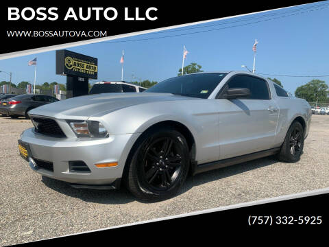 2010 Ford Mustang for sale at BOSS AUTO LLC in Norfolk VA