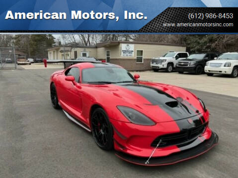 2013 Dodge SRT Viper for sale at American Motors, Inc. in Farmington MN