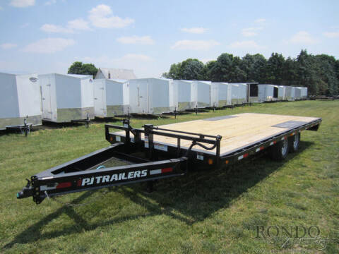 2023 PJ Trailer F8 Equipment Deckover F8J2072B for sale at Rondo Truck & Trailer in Sycamore IL