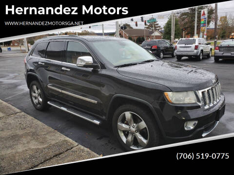 2012 Jeep Grand Cherokee for sale at Hernandez Motors in Rocky Face GA