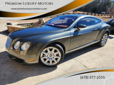 2005 Bentley Continental for sale at Premium Luxury Motors in Grayson GA
