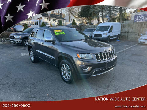 2015 Jeep Grand Cherokee for sale at Nation Wide Auto Center in Brockton MA