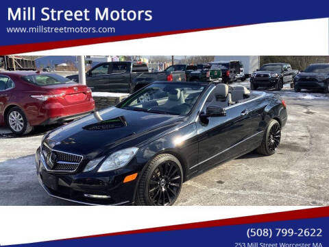 2013 Mercedes-Benz E-Class for sale at Mill Street Motors in Worcester MA
