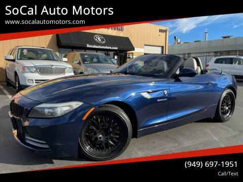 2009 BMW Z4 for sale at SoCal Auto Motors in Costa Mesa CA